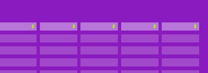 Grid of boxes on a plum background