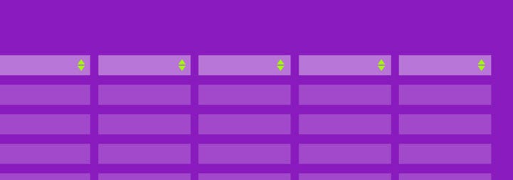 Grid of boxes on a plum background