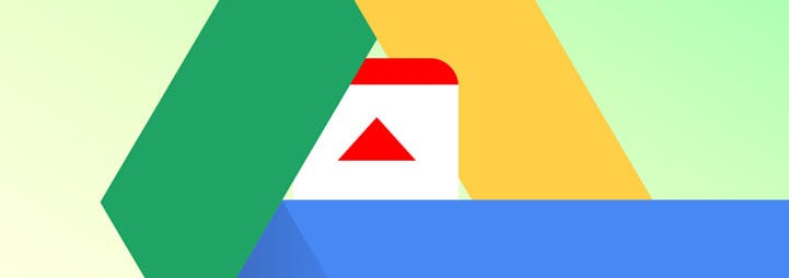 Fulcrum icon centered in a modified Google Drive icon